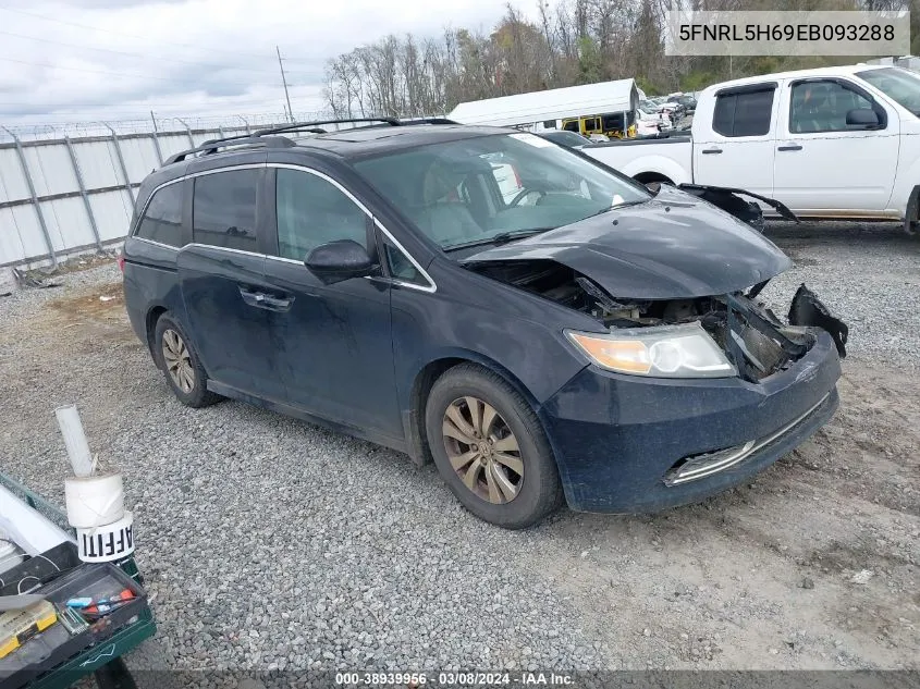 2014 Honda Odyssey Ex-L VIN: 5FNRL5H69EB093288 Lot: 38939956