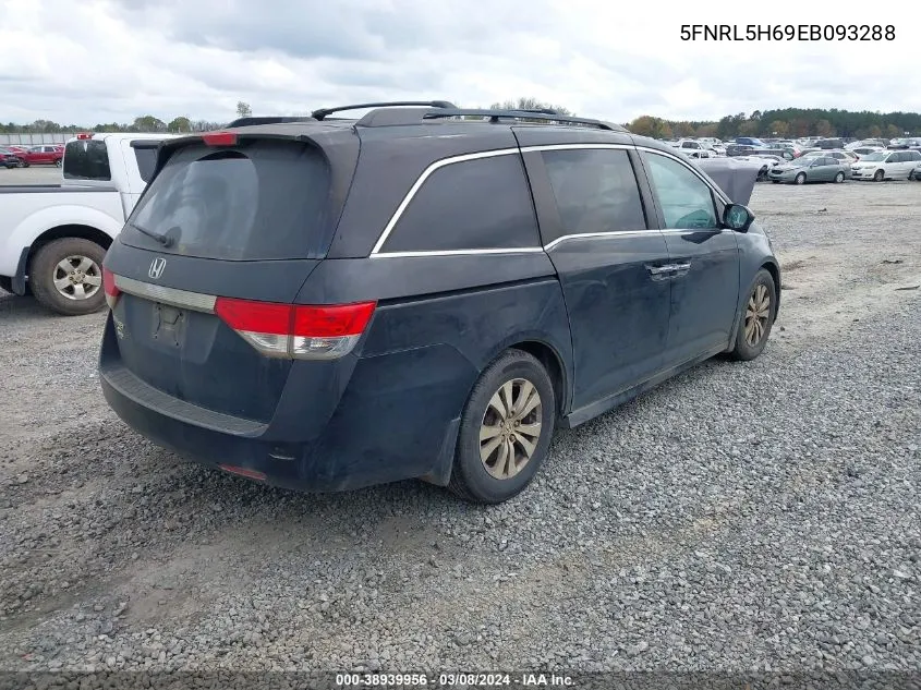 2014 Honda Odyssey Ex-L VIN: 5FNRL5H69EB093288 Lot: 38939956