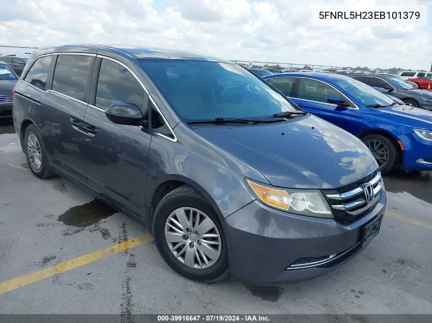 5FNRL5H23EB101379 2014 Honda Odyssey Lx