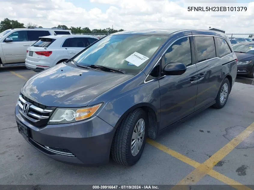 5FNRL5H23EB101379 2014 Honda Odyssey Lx