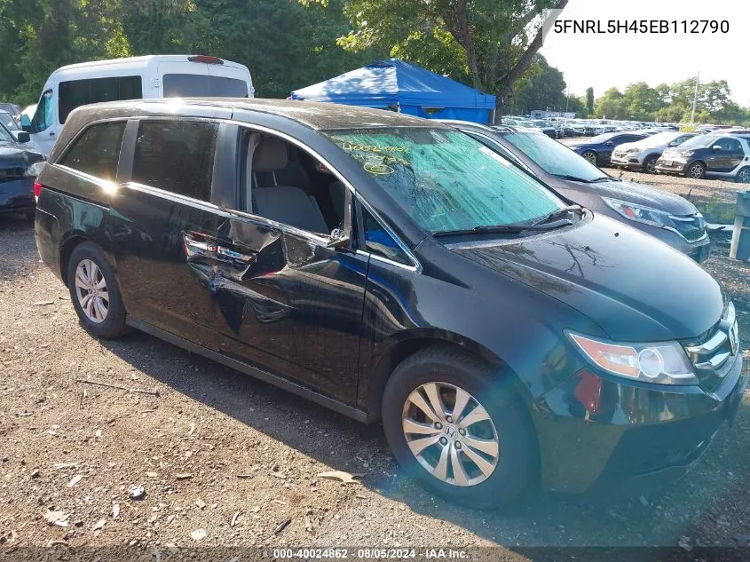 2014 Honda Odyssey Ex VIN: 5FNRL5H45EB112790 Lot: 40024862