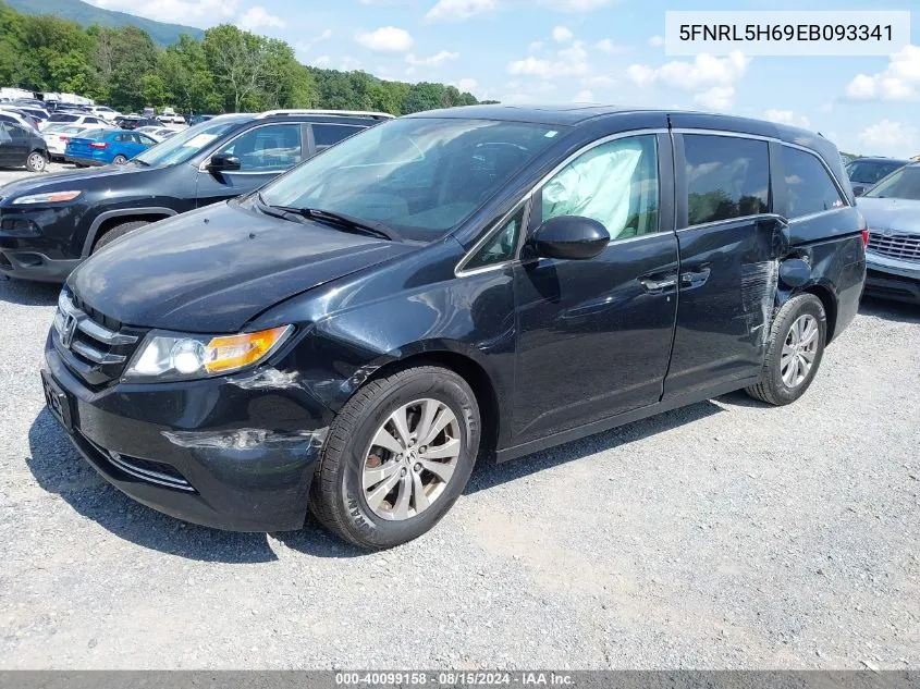 2014 Honda Odyssey Ex-L VIN: 5FNRL5H69EB093341 Lot: 40099158