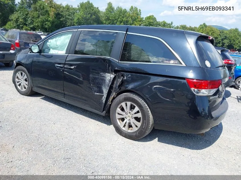 2014 Honda Odyssey Ex-L VIN: 5FNRL5H69EB093341 Lot: 40099158