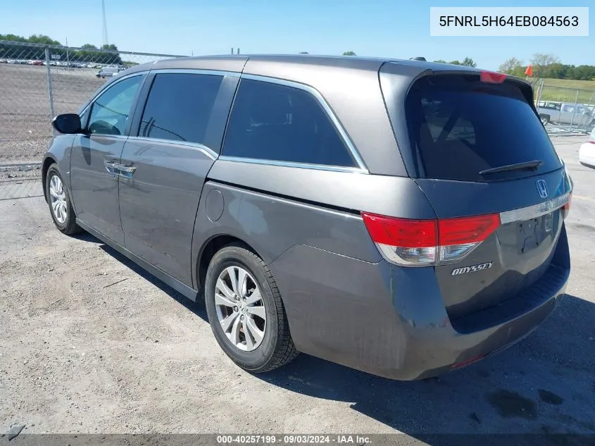 2014 Honda Odyssey Ex-L VIN: 5FNRL5H64EB084563 Lot: 40257199