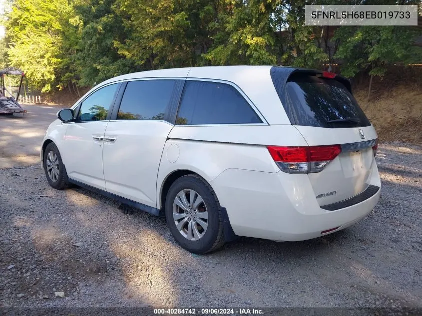 2014 Honda Odyssey Ex-L VIN: 5FNRL5H68EB019733 Lot: 40284742