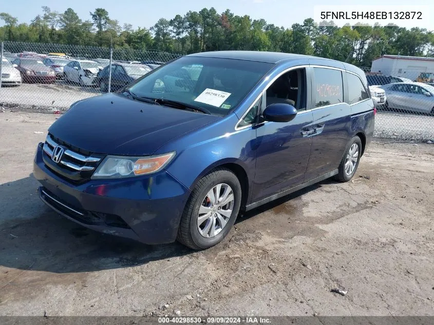 5FNRL5H48EB132872 2014 Honda Odyssey Ex