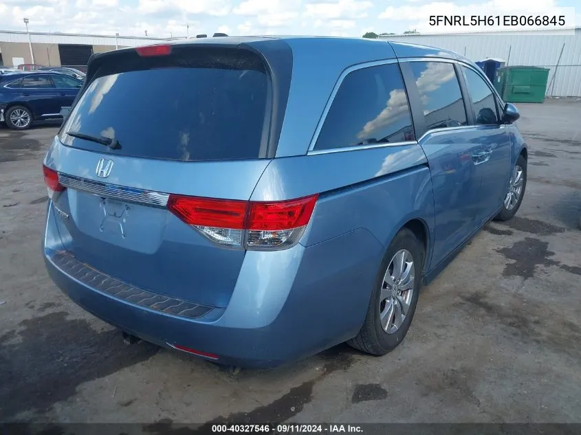 2014 Honda Odyssey Ex-L VIN: 5FNRL5H61EB066845 Lot: 40327546