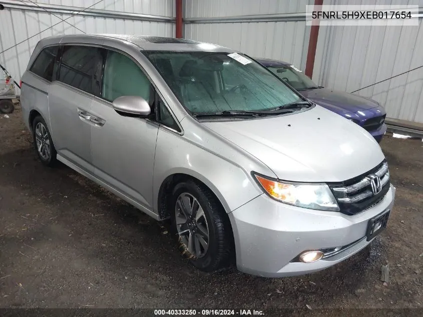 5FNRL5H9XEB017654 2014 Honda Odyssey Touring/Touring Elite