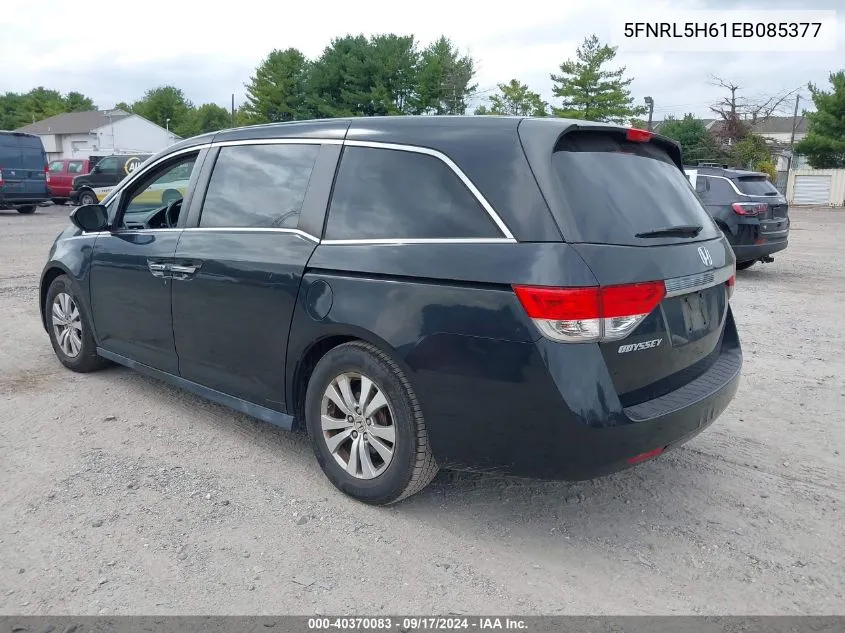 2014 Honda Odyssey Ex-L VIN: 5FNRL5H61EB085377 Lot: 40370083