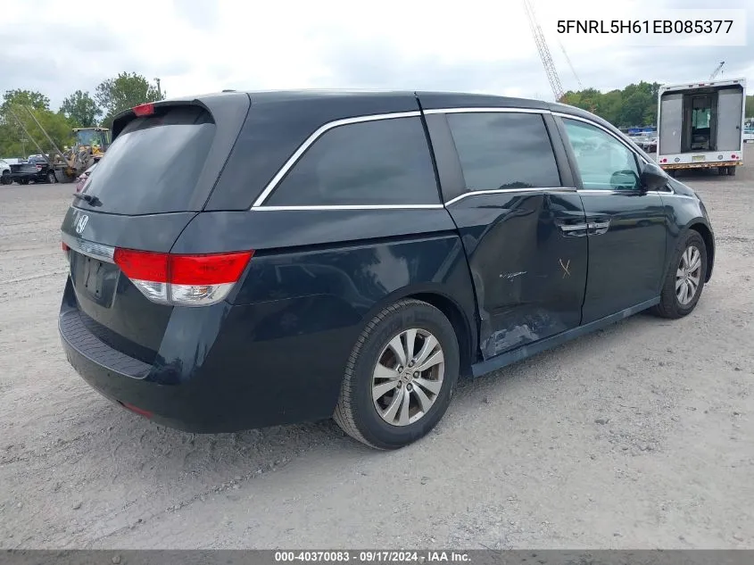 5FNRL5H61EB085377 2014 Honda Odyssey Ex-L