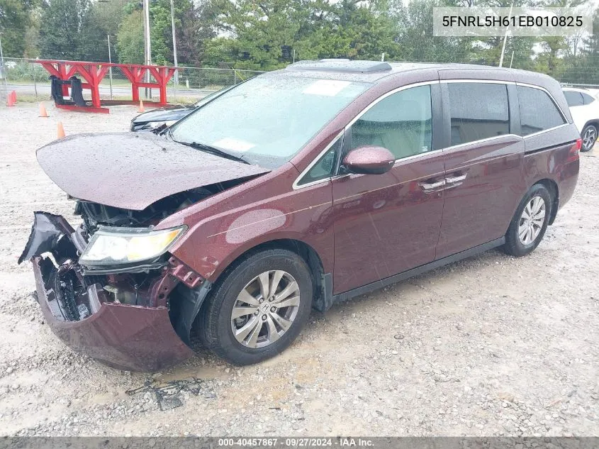 2014 Honda Odyssey Ex-L VIN: 5FNRL5H61EB010825 Lot: 40457867