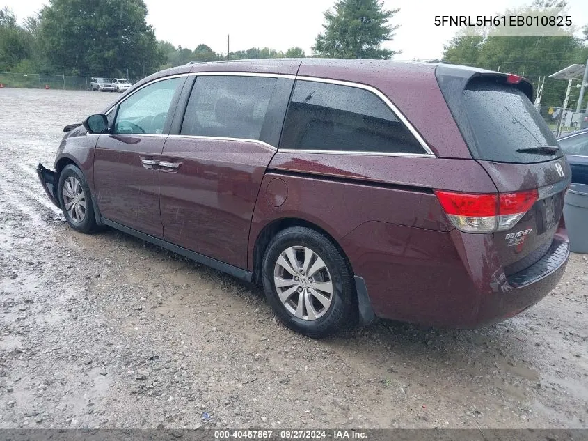 2014 Honda Odyssey Ex-L VIN: 5FNRL5H61EB010825 Lot: 40457867