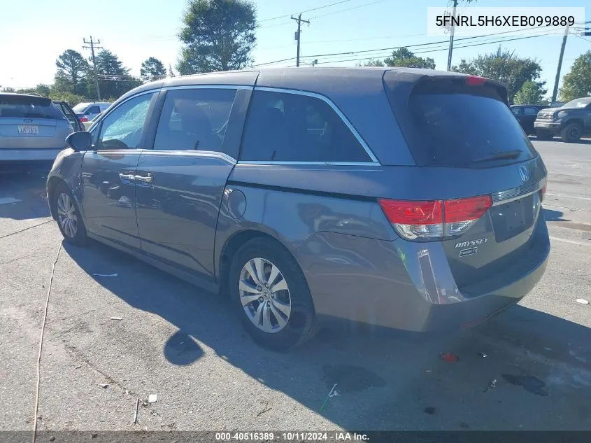 5FNRL5H6XEB099889 2014 Honda Odyssey Exl