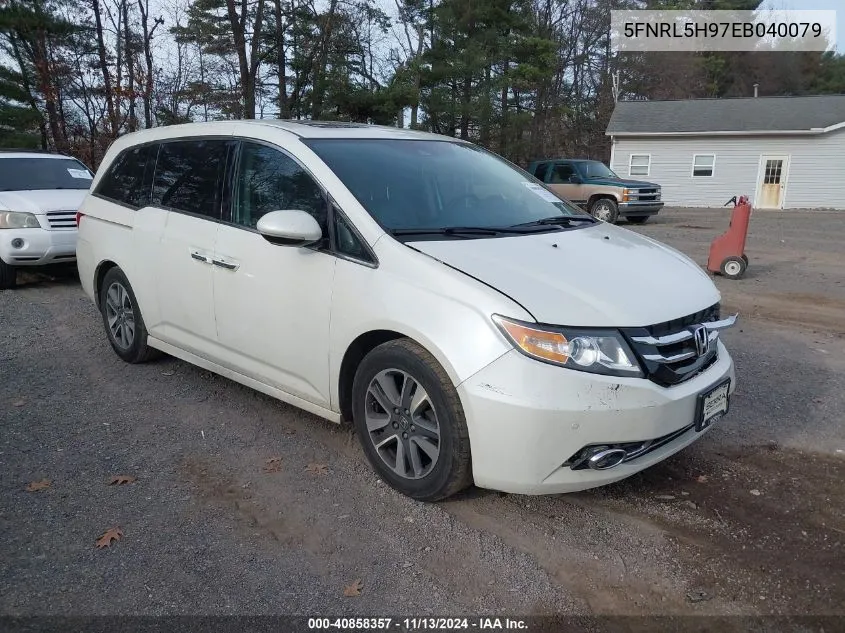 2014 Honda Odyssey Touring/Touring Elite VIN: 5FNRL5H97EB040079 Lot: 40858357