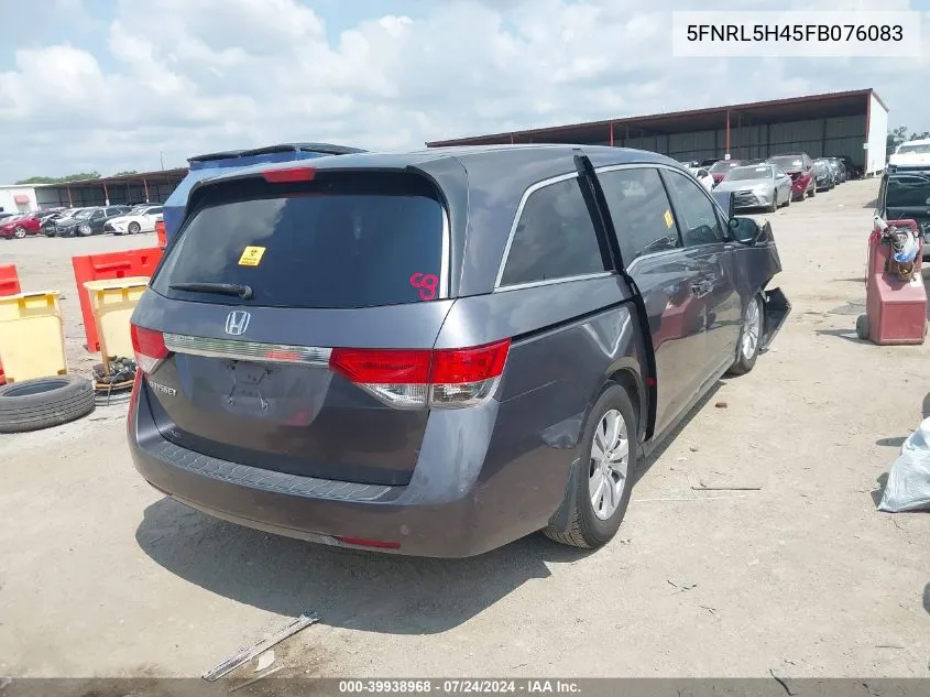 5FNRL5H45FB076083 2015 Honda Odyssey Ex