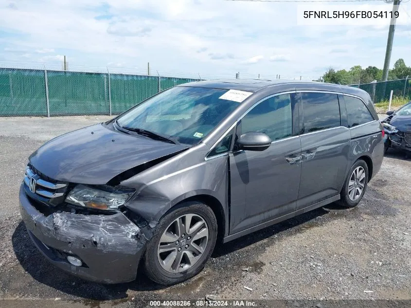 2015 Honda Odyssey Touring/Touring Elite VIN: 5FNRL5H96FB054119 Lot: 40088286