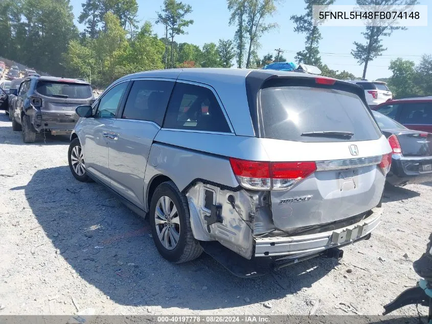 5FNRL5H48FB074148 2015 Honda Odyssey Ex