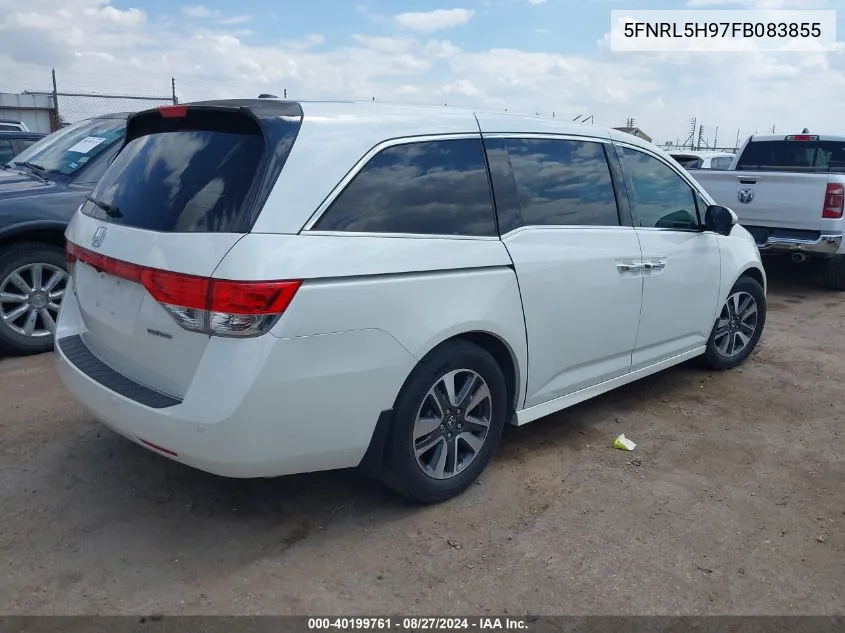 5FNRL5H97FB083855 2015 Honda Odyssey Touring/Touring Elite