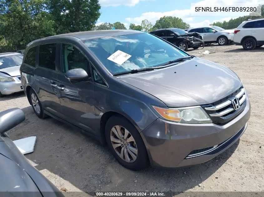 5FNRL5H46FB089280 2015 Honda Odyssey Ex