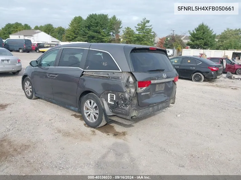 2015 Honda Odyssey Ex VIN: 5FNRL5H4XFB050661 Lot: 40336033