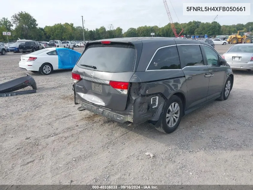 2015 Honda Odyssey Ex VIN: 5FNRL5H4XFB050661 Lot: 40336033