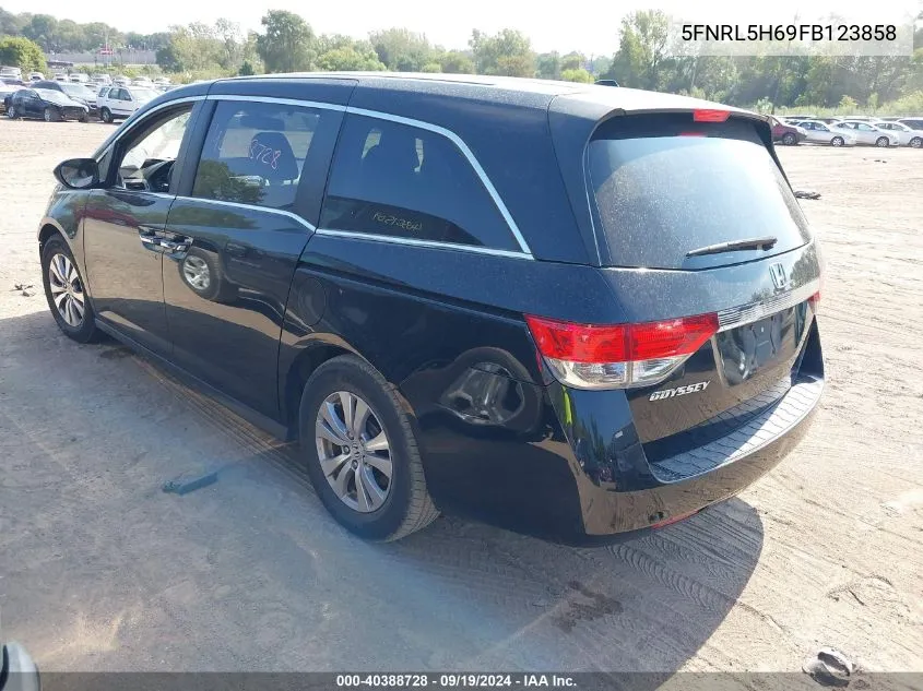 5FNRL5H69FB123858 2015 Honda Odyssey Ex-L