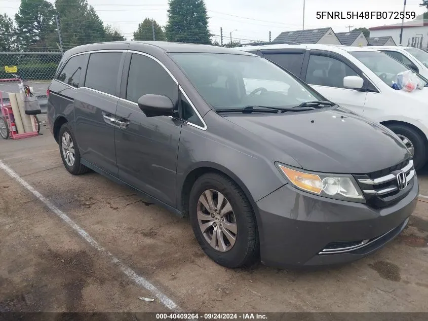 5FNRL5H48FB072559 2015 Honda Odyssey Ex