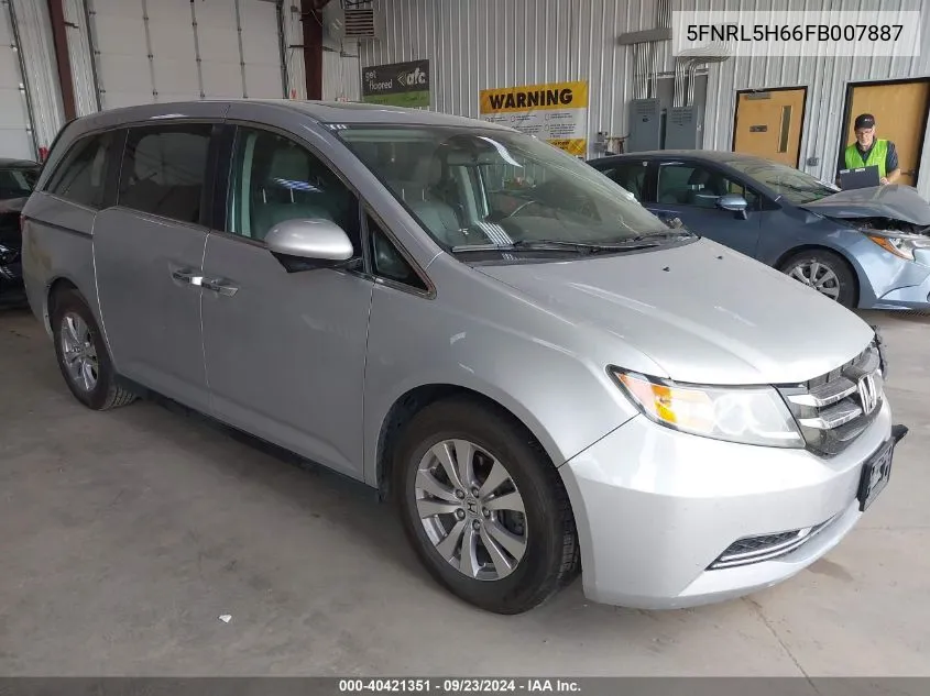 5FNRL5H66FB007887 2015 Honda Odyssey Ex-L