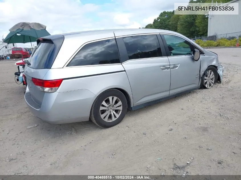 2015 Honda Odyssey Ex VIN: 5FNRL5H41FB053836 Lot: 40488515