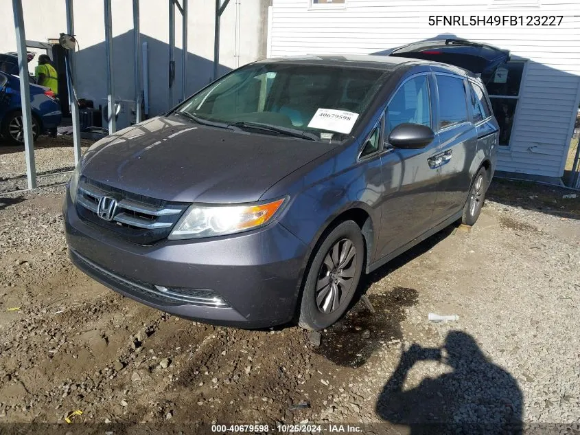 5FNRL5H49FB123227 2015 Honda Odyssey Ex