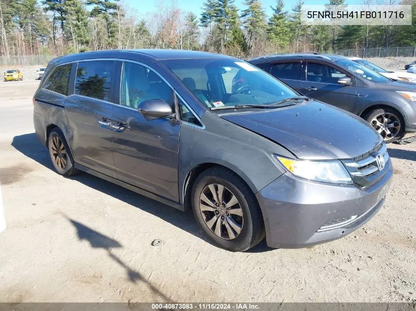 2015 Honda Odyssey Ex VIN: 5FNRL5H41FB011716 Lot: 40873083