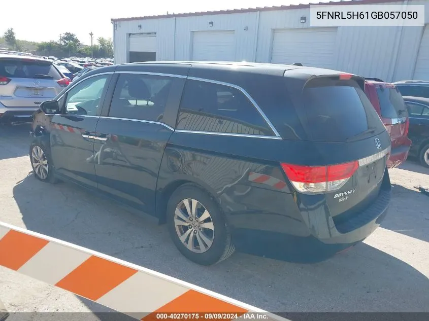 2016 Honda Odyssey Ex-L VIN: 5FNRL5H61GB057050 Lot: 40270175