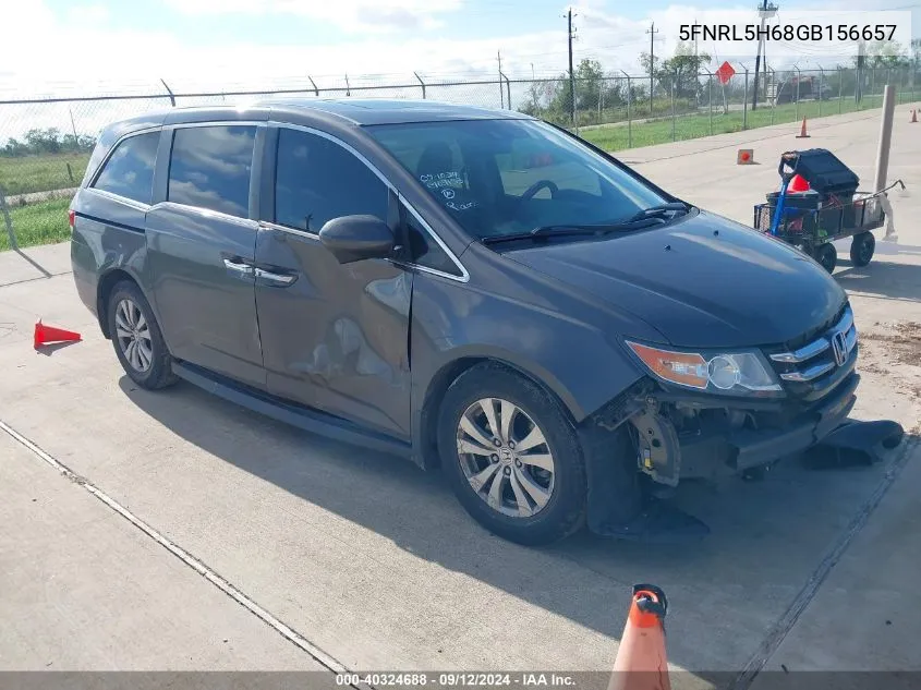 2016 Honda Odyssey Exl VIN: 5FNRL5H68GB156657 Lot: 40324688