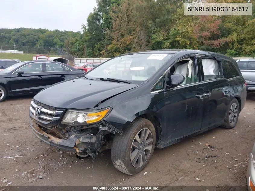 2016 Honda Odyssey Touring/Touring Elite VIN: 5FNRL5H90GB164617 Lot: 40356524