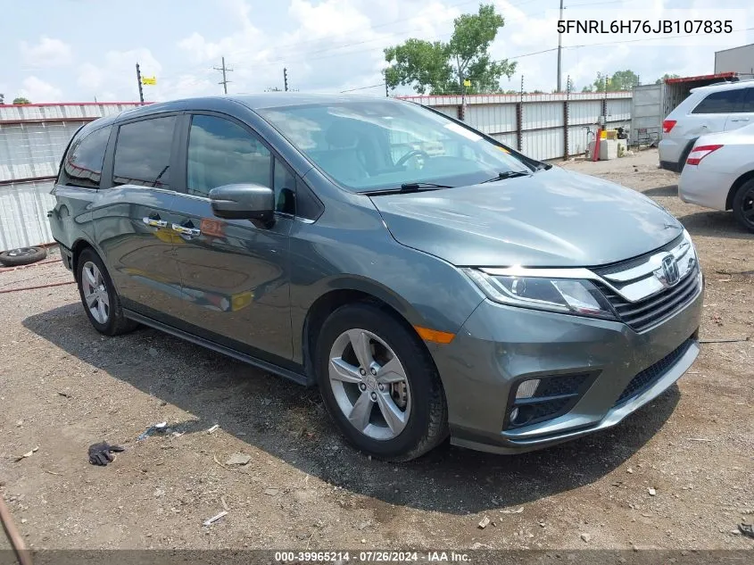 5FNRL6H76JB107835 2018 Honda Odyssey Ex-L