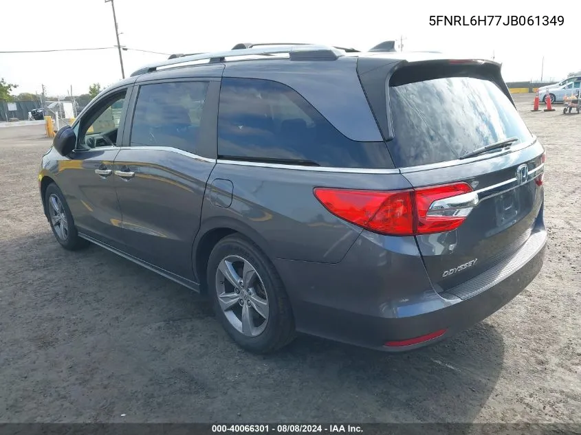 5FNRL6H77JB061349 2018 Honda Odyssey Ex-L