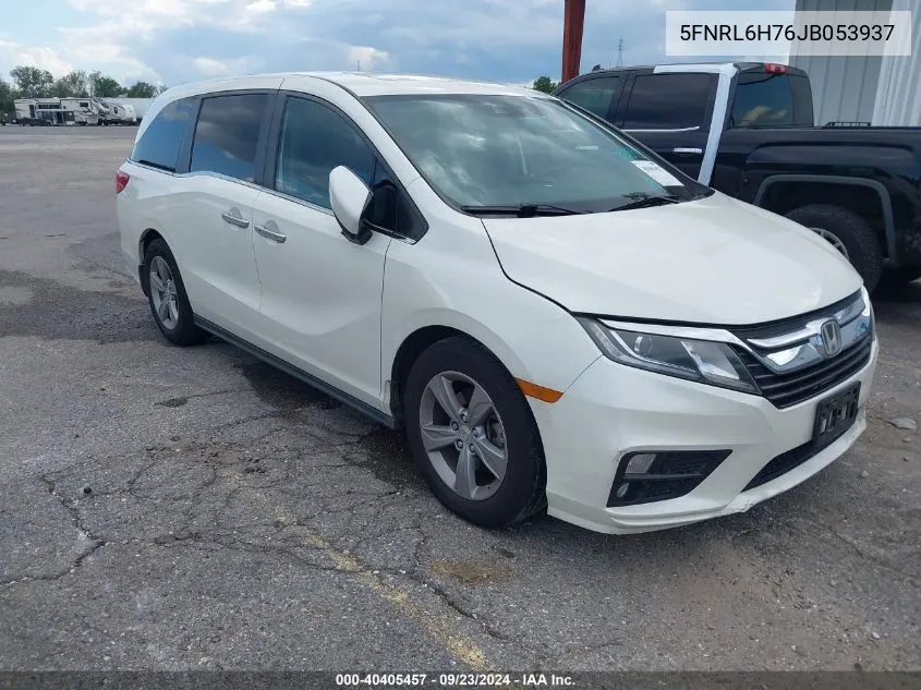 2018 Honda Odyssey Ex-L VIN: 5FNRL6H76JB053937 Lot: 40405457