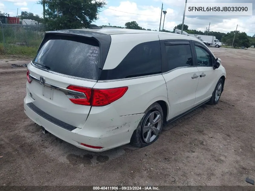 5FNRL6H58JB033090 2018 Honda Odyssey Ex