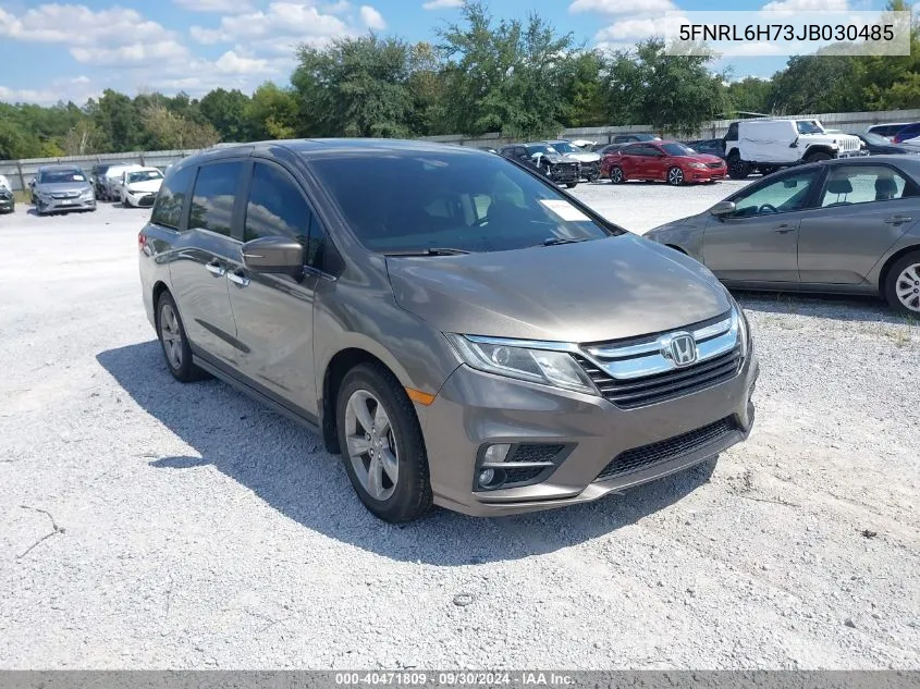 2018 Honda Odyssey Ex-L VIN: 5FNRL6H73JB030485 Lot: 40471809