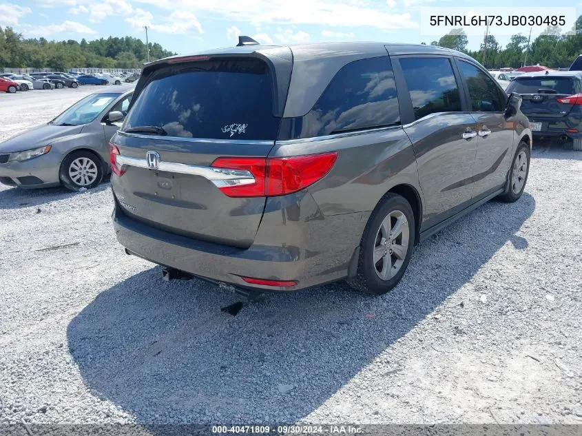 5FNRL6H73JB030485 2018 Honda Odyssey Ex-L