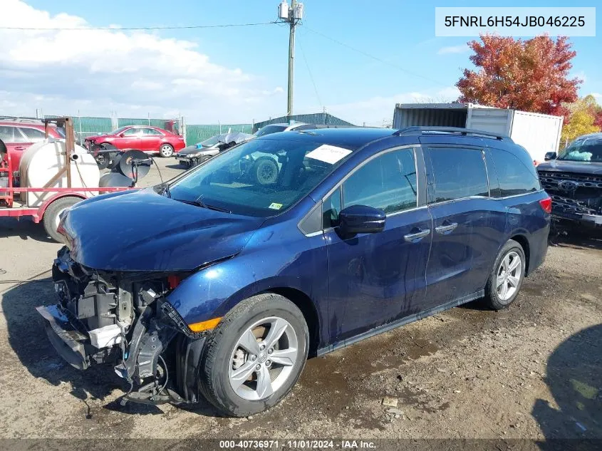 2018 Honda Odyssey Ex VIN: 5FNRL6H54JB046225 Lot: 40736971