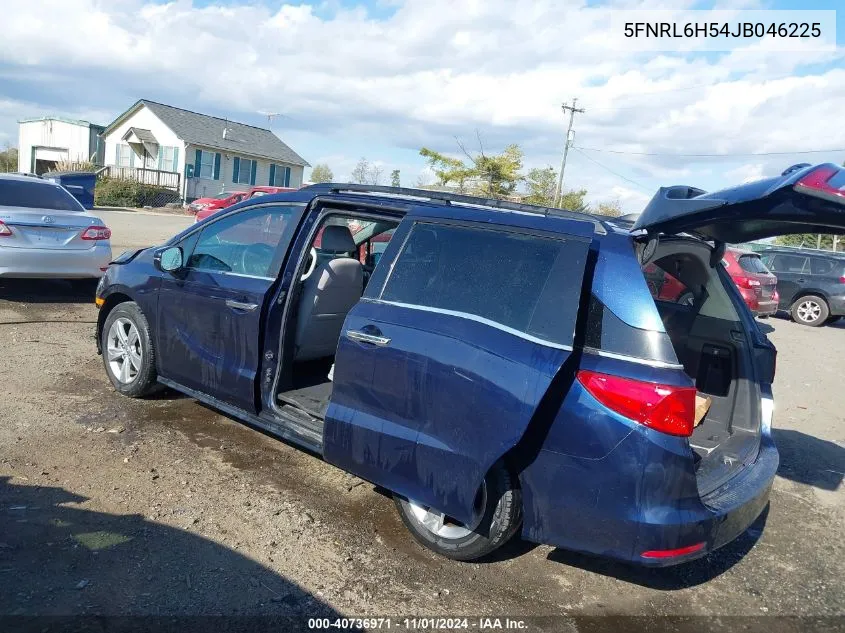 2018 Honda Odyssey Ex VIN: 5FNRL6H54JB046225 Lot: 40736971