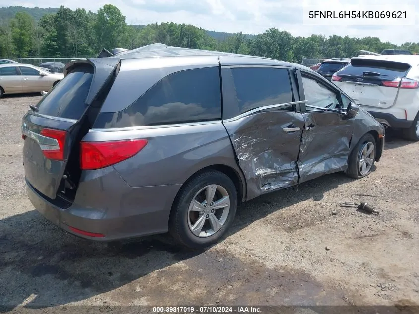 5FNRL6H54KB069621 2019 Honda Odyssey Ex