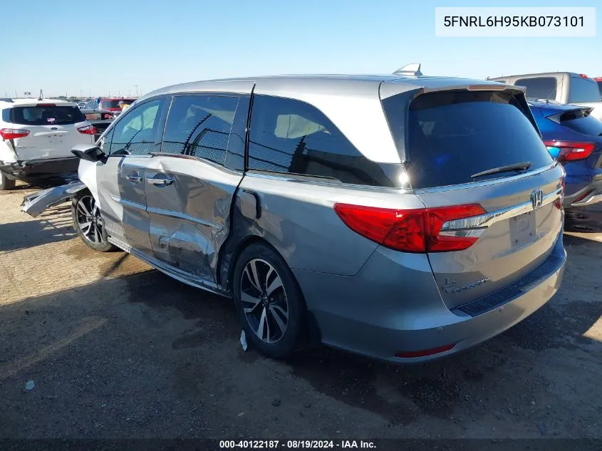 5FNRL6H95KB073101 2019 Honda Odyssey Elite