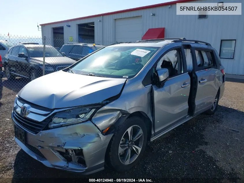 2019 Honda Odyssey Touring VIN: 5FNRL6H85KB054507 Lot: 40124940