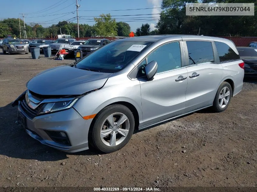 2019 Honda Odyssey Ex-L VIN: 5FNRL6H79KB097044 Lot: 40332269