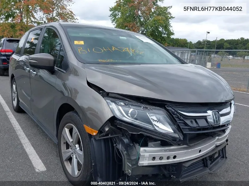 2019 Honda Odyssey Exl VIN: 5FNRL6H77KB044052 Lot: 40403821