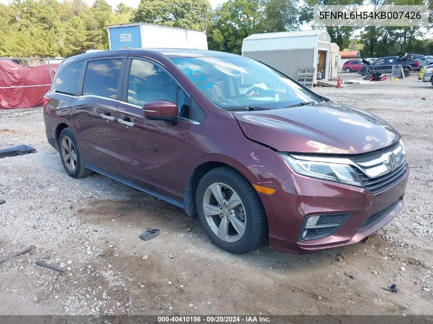 5FNRL6H54KB007426 2019 Honda Odyssey Ex