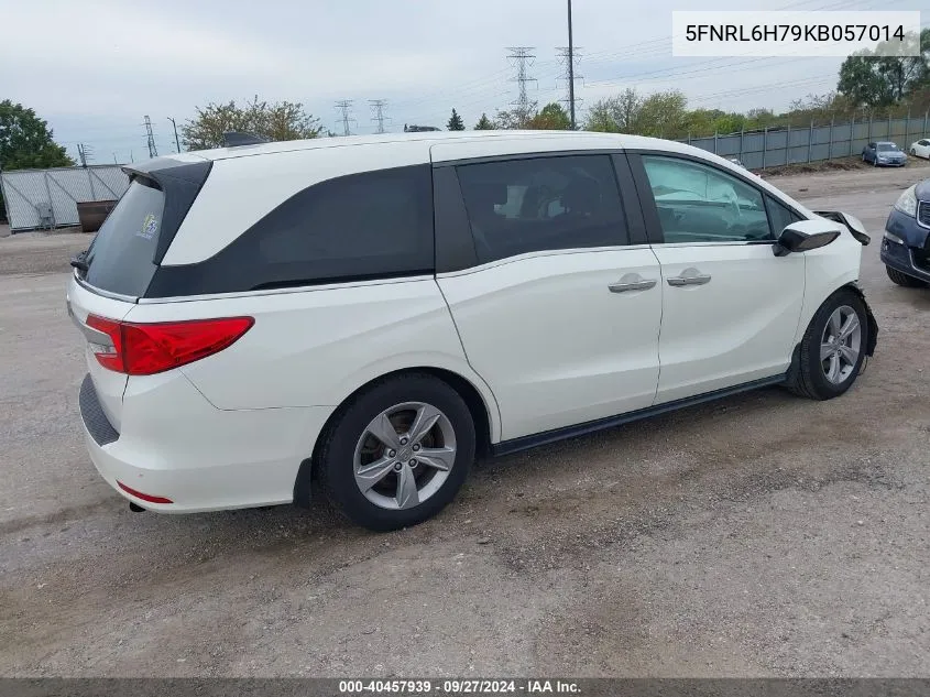 5FNRL6H79KB057014 2019 Honda Odyssey Ex-L