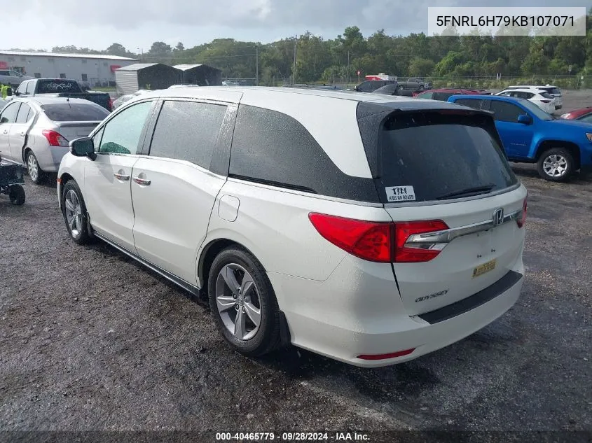 5FNRL6H79KB107071 2019 Honda Odyssey Ex-L